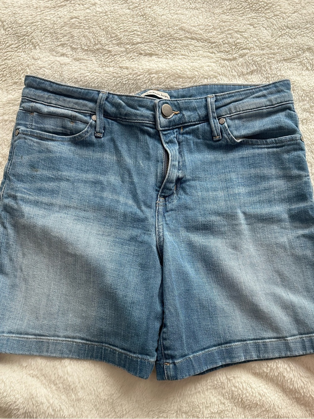 Calvin Klein Jeans Medium Wash Denim Shorts